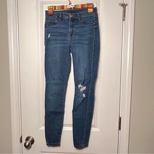 REWASH Women’s Skinny Ripped/Distressed Jeans